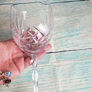 Crystal goblets set of 6 24% lead  NWOT